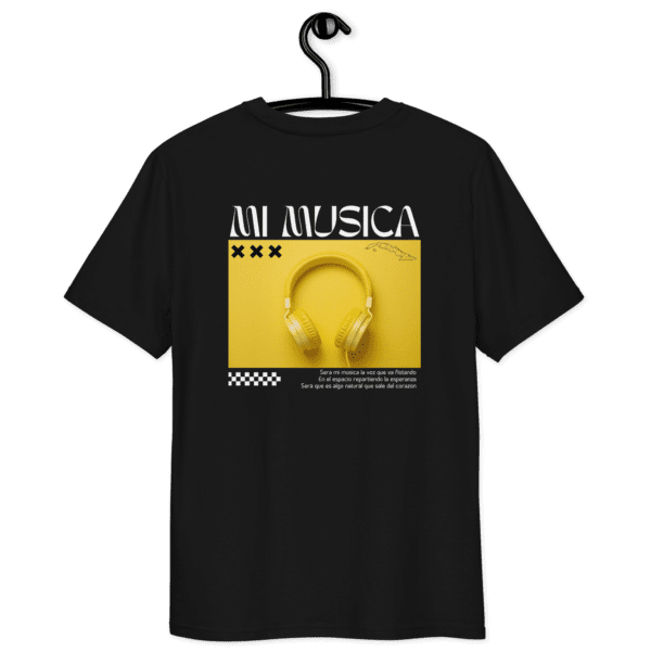 Mi Musica Unisex organic cotton t-shirt - Image 3