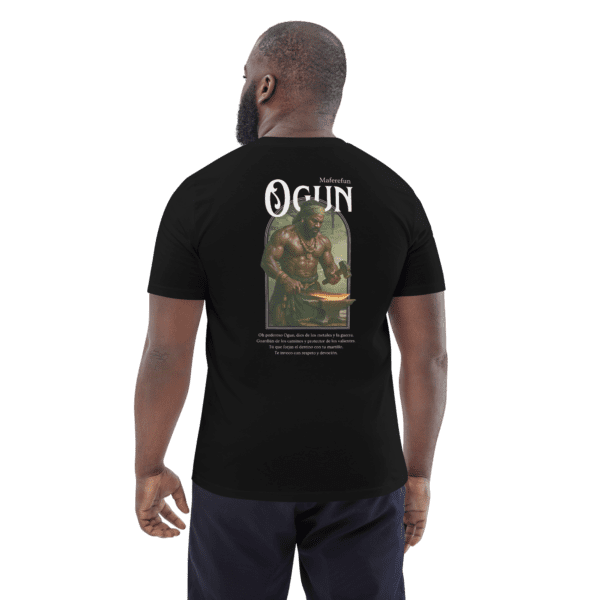 Maferefun Ogun - Unisex organic cotton t-shirt - Image 3