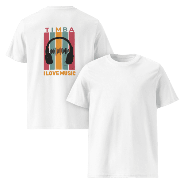I Love Timba Unisex organic cotton t-shirt - Image 3