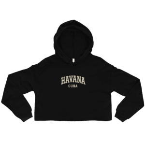 Havana - Cuba Crop Hoodie