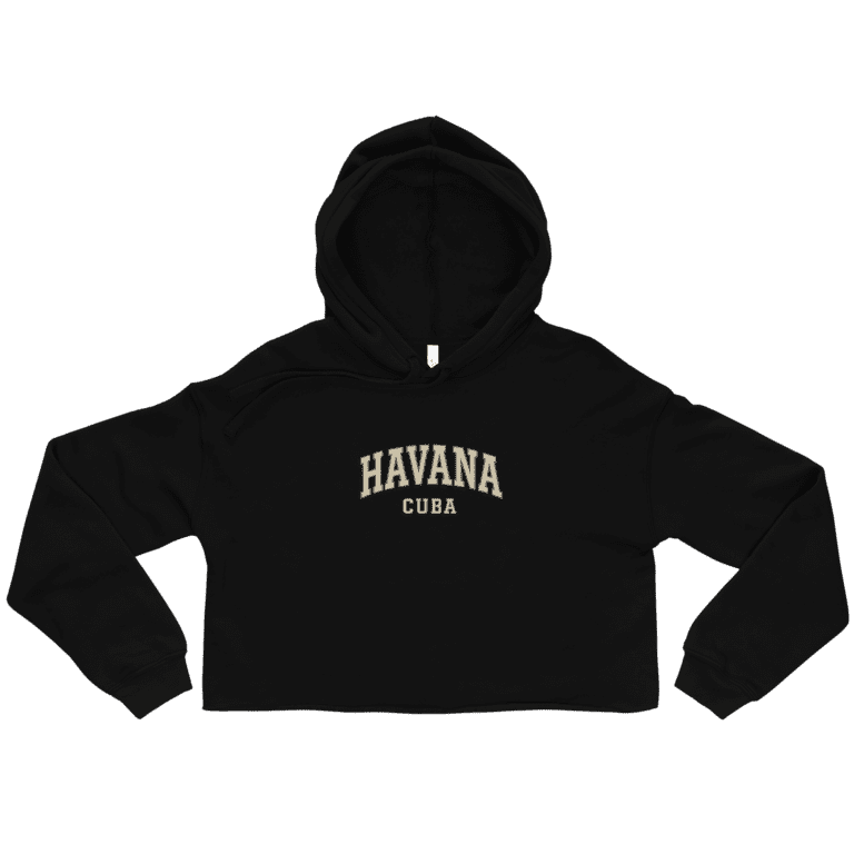Havana – Cuba Crop Hoodie