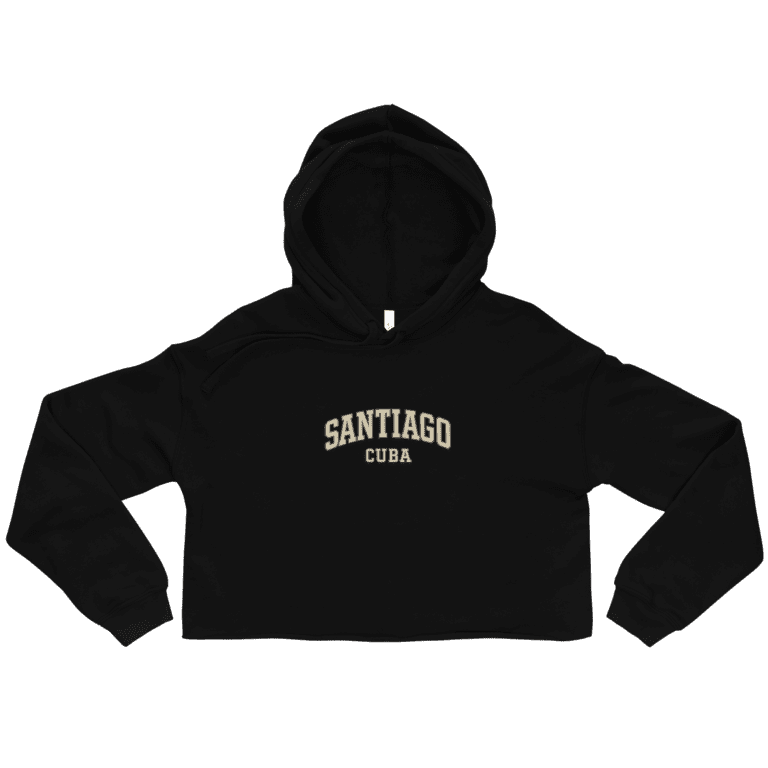 Santiago – Cuba Crop Hoodie